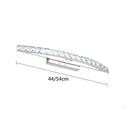Axya Stainless Steel LED Mirror Light Crystal Wall Lamps