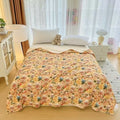 Axyaa Summer Quilt - 5D Digital Relief Imitation Brocade Ammonia, Cool Feeling