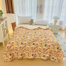 Axyaa Summer Quilt - 5D Digital Relief Imitation Brocade Ammonia, Cool Feeling