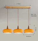 Axyaa Retro Modern Orange Chandelier for Dining, Study, and Bar