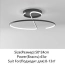 Axyaa Nordic LED Ceiling Light Modern Chandelier for Home Living Room Dining Bedroom