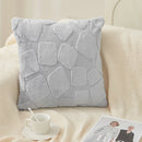 Axyaa Plush Pillowcase Cojines Solid Color Cushion Covers 45x45cm