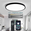 Axyaa Smart LED Ceiling Light Fixture for Bedroom & Living Room Decor