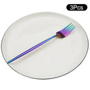 Axyaa Stainless Steel Dinner Fork Set - 3 Pieces