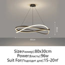 Axyaa Post-modern Pendant Lights for Minimalist Light Luxury Living Room