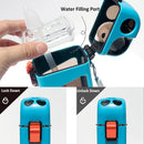 Axyaa Square Double Layer Plastic Water Bottle with Straw