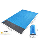 Axya Waterproof Beach Towel Blanket with Pocket, Sand-Free & Portable.