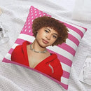 Axyaa Double-Sided Plush Pillowcase for Sofa and Sleeping - 18x18 Inch/20x20 Inch