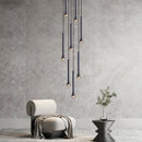 Axyaa Nordic Horn-Shaped Pendant Chandelier for Modern Living Room