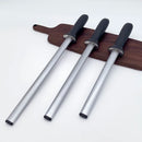 Axya Oval Diamond Sharpener Steel with ABS Handle - Professional Knife Sharpening Rod