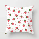 Axyaa Fruit Cushion Cover Collection: Avocado Orange Strawberry Print Party Decor