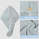 Axyaa Care Cap Hair Towel Wrap for Women, Super Absorbent Microfiber Hair Wraps