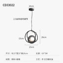 Axyaa Minimalist Smoke Grey Glass Pendant Light
