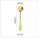 Axyaa Stainless Steel Heart Spoon for Coffee, Dessert, and Ice Cream