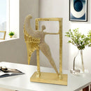 Modern minimalist resin angel picture frame decoration, high-end Axyaa home decor for living room.
