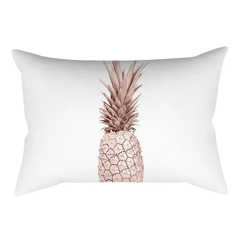 Axyaa Pink Geometric Stripes Pillow Cover for Home Decor and Living Room