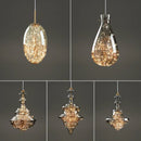 Axyaa Luxury Crystal Glass Chandelier for Dining, Bedroom, Living Room