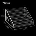 Axyaa Acrylic Desktop Perfume Shelf & Cosmetic Organizer Rack