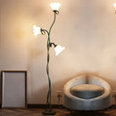 Axyaa 3-Head Lily Floor Lamp, 67 Inch Tall, Foot Switch, Elegant Home Decor