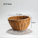 Axyaa Rattan Wicker Serving Baskets: 10 Styles for Bread, Fruit, Vegetables