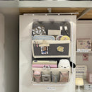 Axyaa Fabric Hanging Organizer with Large Pockets - Foldable Multi-layer Storage Holder