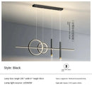Axyaa LED Ceiling Light - Modern Minimalist Chandelier for Living Room & Bar Counter