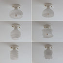 Axyaa Ceramic LED Ceiling Light - Creamy White Nordic Indoor Lamp