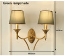 Axyaa Double Headed Wall Lamp for Study Bedroom - European Living Room Decor