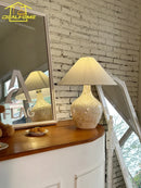 Axyaa Nordic Shell LED Desk Light: Modern, Warm, and Romantic for Living Room, Bedroom