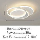 Axyaa LED Ceiling Lamp Remote Control Modern Home Interior Lighting Fixture