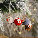 Axyaa Felt Deer Pendant - Creative Elk Christmas Tree Hanging Decor