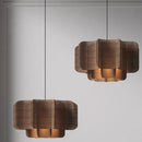 Axyaa Rattan Pendant Light: Japanese Wabi Sabi Bohemian Chandelier for Modern Home Decor