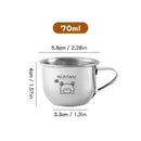 Axyaa Kids Stainless Steel Tumbler with Handle - Durable & Cute Drinkware