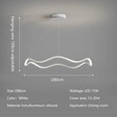 Modern Wave LED Pendant Lights by Axyaa for Living, Dining & Bedroom Lighting