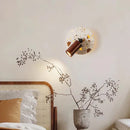Nordic Rotating Stone LED Wall Lamp for Bedroom | Axyaa Wabi Sabi Style Table Lamp