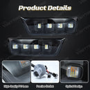 Axyaa LED DRL Daytime Running Lights for Toyota 4Runner 2003-2005 Dynamic Turn Signal