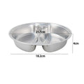Axyaa Stainless Steel Steaming Plate with Handle for Rice Cooker and Household Steaming