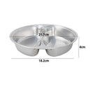 Axyaa Stainless Steel Steaming Plate with Handle for Rice Cooker and Household Steaming