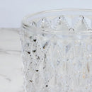 Axya Deer Glass Storage Jar: Gold, Crystal Clear, Desktop Organizer