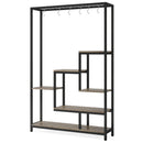 Axyaa 5-Tier Metal Plant Stand with 10 Hanging Hooks | 70.9" Tall Plant Shelf