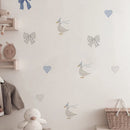 Vintage Goose Storybook Nursery Wall Decal by Axyaa, Peel and Stick Removable Stickers