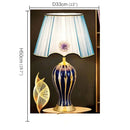 Axyaa Designer Ceramic Table Lamp for Luxurious Home and Hotel Decor