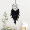 Axyaa Colorful Feather Pendant Dream Catcher Wall Hanging for Living Room