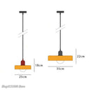 Axyaa Nordic Red Chandelier for Dining and Bedroom