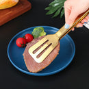 Axyaa Stainless Steel Food Tongs - Multi-Use Nonstick Clamp for Home Kitchen