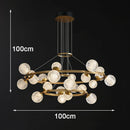 Axyaa Modern Pendant Light Chandelier for Dining Room and Living Room