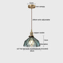 Axyaa Modern Ceramic Copper LED Pendant Lamps for Living Room and Bedroom