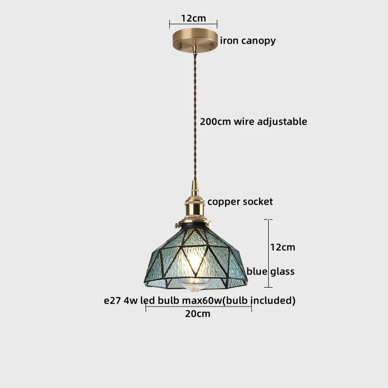 Axyaa White Ceramic LED Pendant Light Fixture with Copper Nordic Design