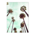 Beach Flamingo Canvas Wall Art by Axyaa - Sea Wave Starfish Shell, Palm Tree, Pineapple