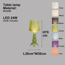 Axyaa Colored Dimmable Table Lamps: Stylish LED Desk Lights for Home, Office, Cafe